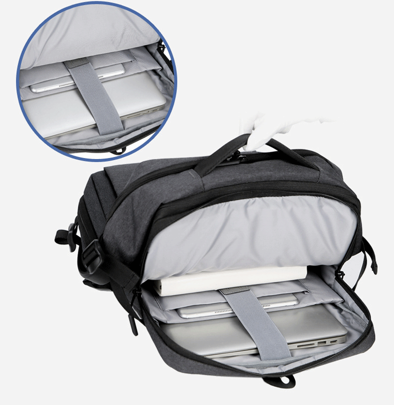 Mochila Mala Viagem Expansível Grande para Notebook Impermeável