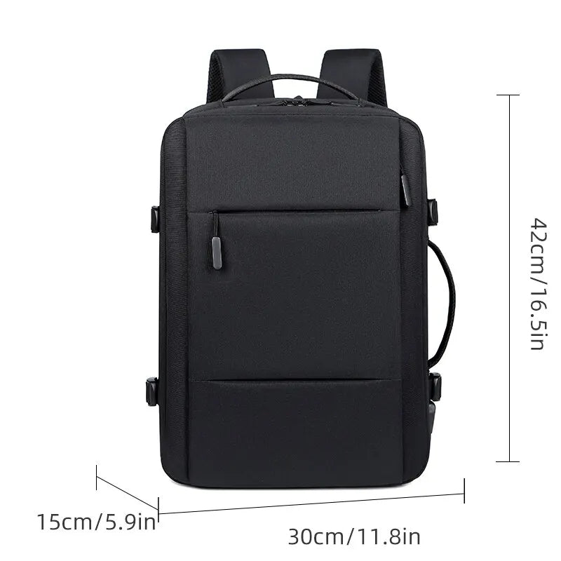 Mochila Mala Viagem Expansível Grande para Notebook Impermeável