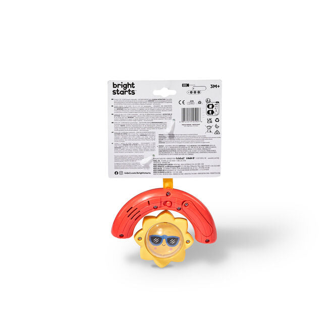 Brinquedo de Pendurar Sun Shaker com Luzes e Sons - Arco-Íris