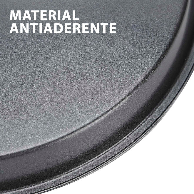 Forma para Assar Pizza 36cm Aço Antiaderente Forneável