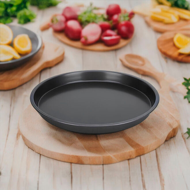 Forma para Assar Pizza 36cm Aço Antiaderente Forneável