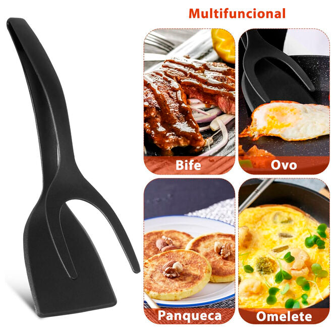 Pegador Espátula para Ovos Bifes Panquecas Multiuso