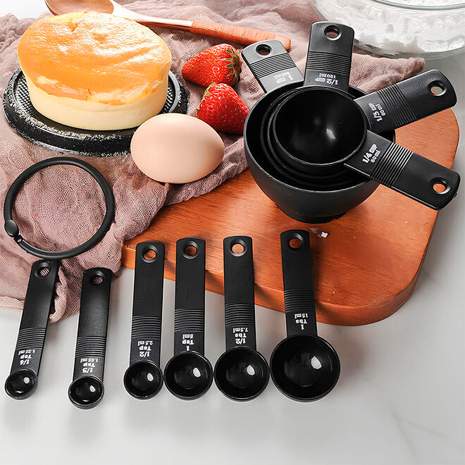 Conjunto de Colheres Medidoras em Plástico 10 Peças