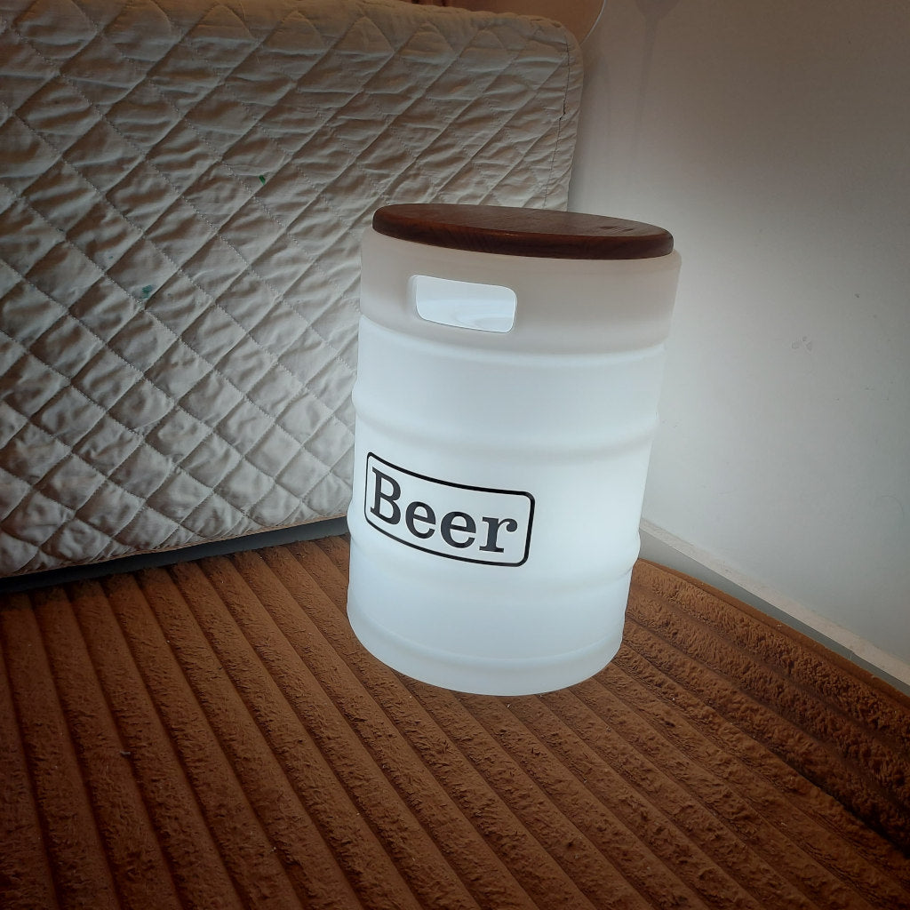 banqueta luminária cerveja beer
