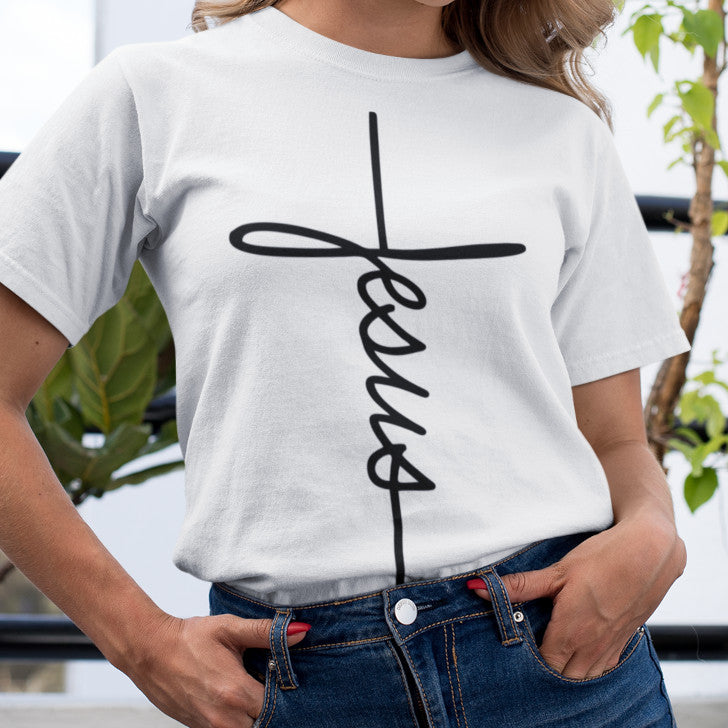 Camiseta Personalizada Feminina com Nome de Jesus