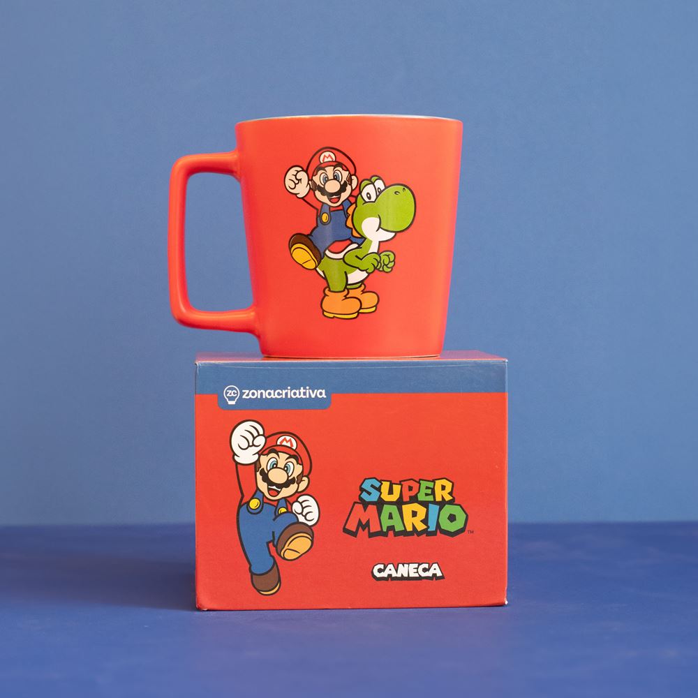 caneca super mario 400ml