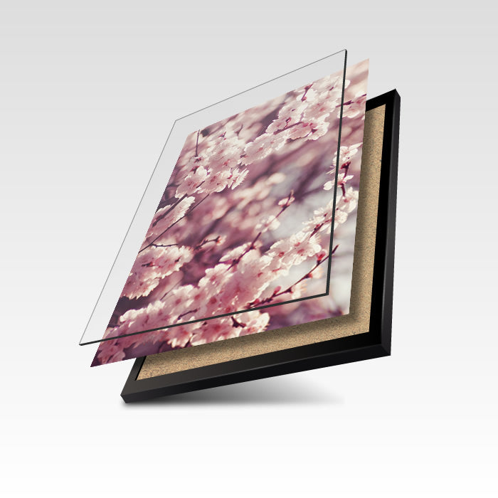 quadro personalizado com vidro para sala