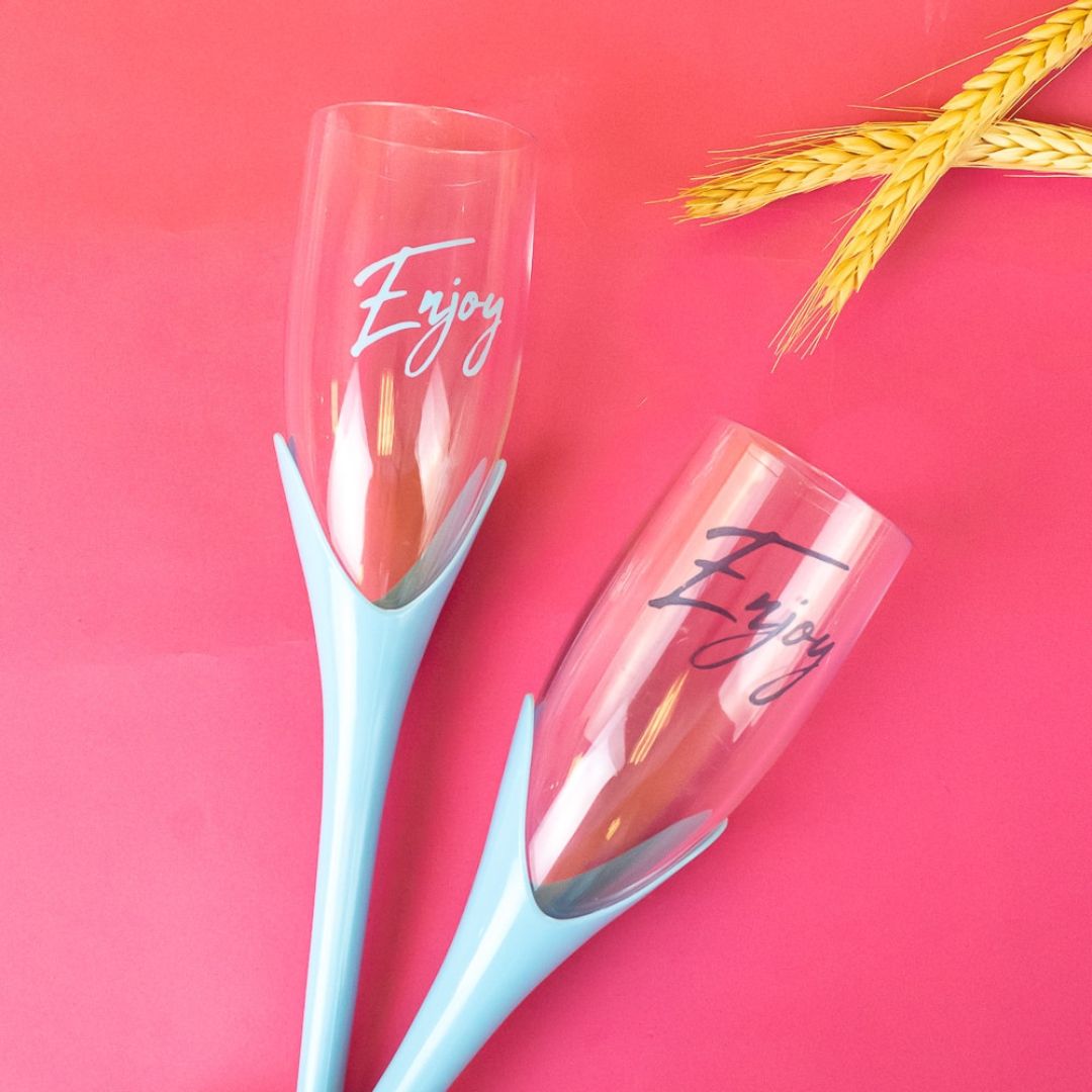 Taça Espumante Praia Acrílico