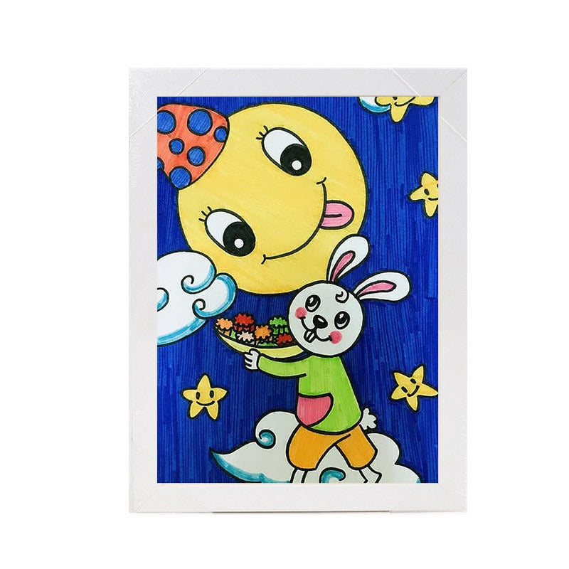 Moldura quadro de parede para desenho infantil