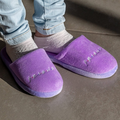 Pantufa Chinelo Friends Purple - Tamanho P
