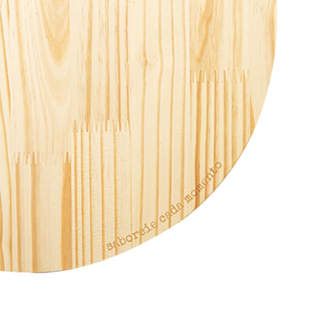 Tábua de Pizza em Pinus