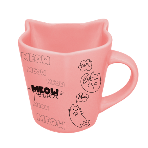 Caneca em Forma de Gato