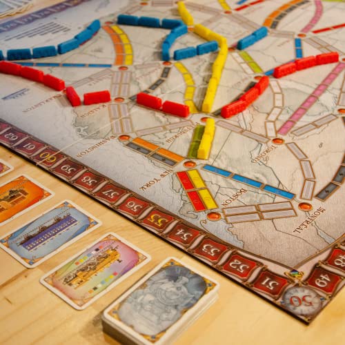 Jogo de Tabuleiro Ticket to Ride para 2 a 5 jogadores