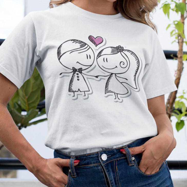 Camiseta Dia dos Namorados Baby Look Personalizado Feminino