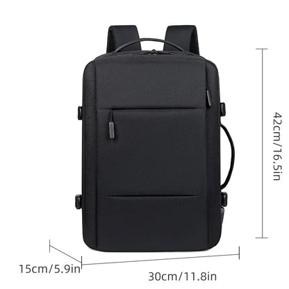 Mochila Mala Viagem Expansível Grande para Notebook Impermeável