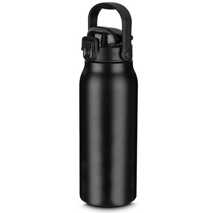 Garrafa Litrão com Alça e Bico 1,5L em Aço Inox Preta