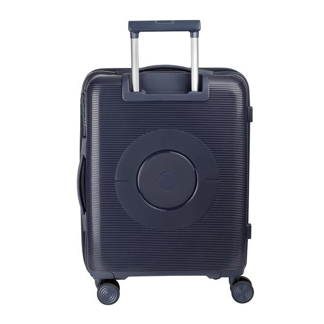 Mala de Bordo 40L Rodas 360° Azul Com Cadeado e USB
