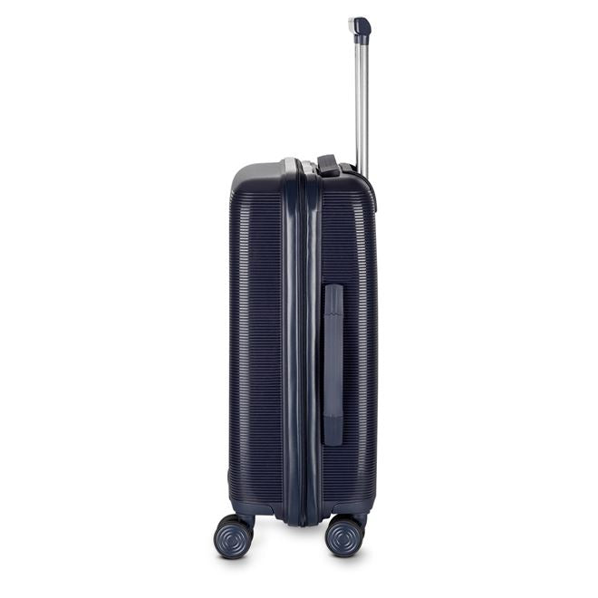 Mala de Bordo 40L Rodas 360° Azul Com Cadeado e USB