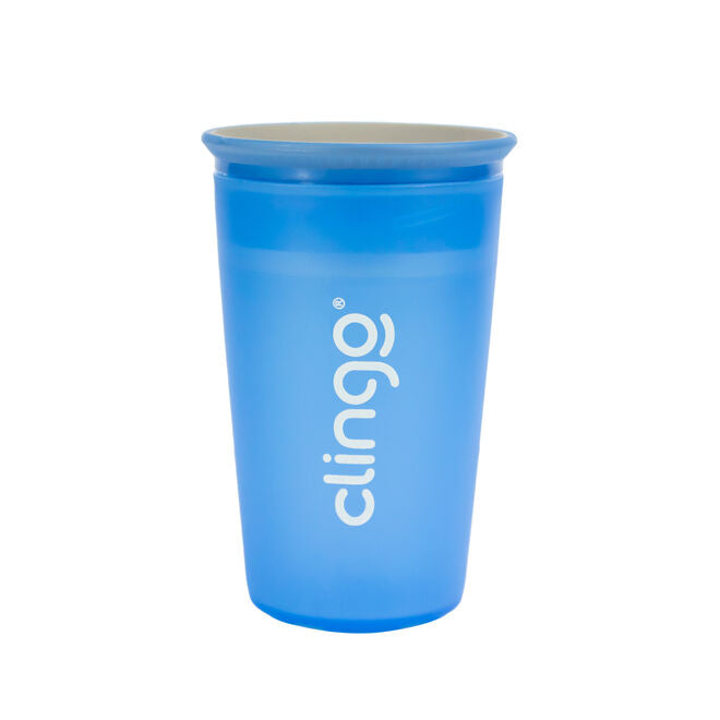 Copo Mágico 360º Colors Azul Anti-Vazamento 235ml