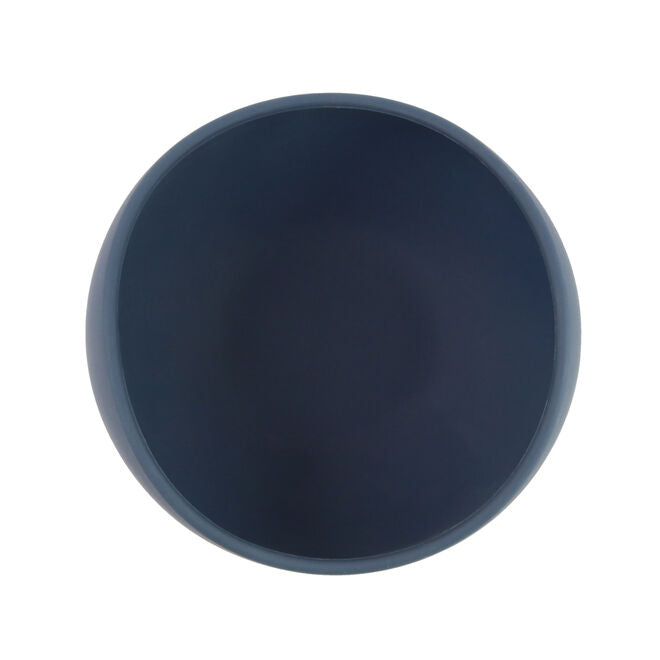 Tigela de Silicone com Ventosa Azul para Bebês – Antimicrobiana