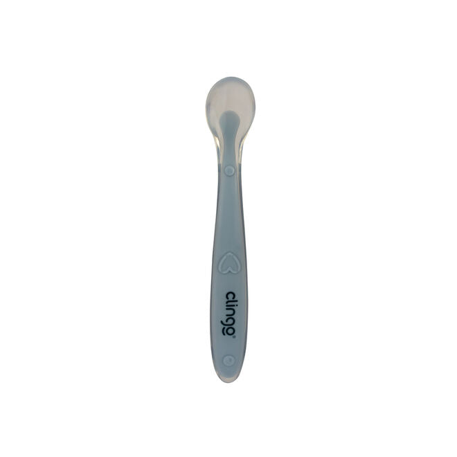 Colher de Silicone Premium Colors Marinho - 2 Unidades, Resistente e Prática
