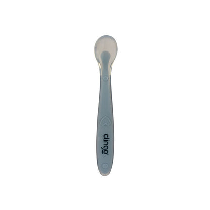 Colher de Silicone Premium Colors Marinho - 2 Unidades, Resistente e Prática