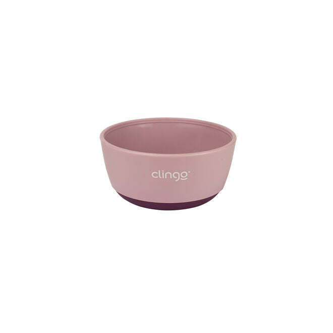 Kit Alimentação 4 Peças com Colher Termossensível, Prato, Tigela e Copo - Rosa