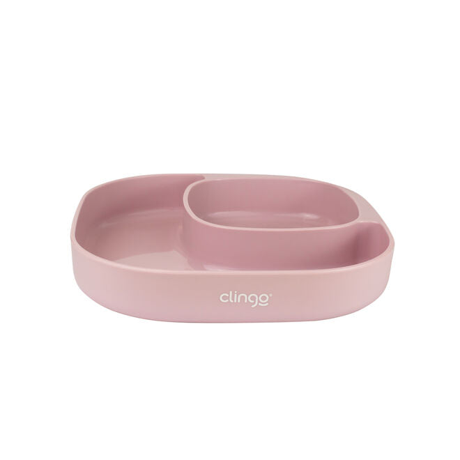 Kit Alimentação 4 Peças com Colher Termossensível, Prato, Tigela e Copo - Rosa