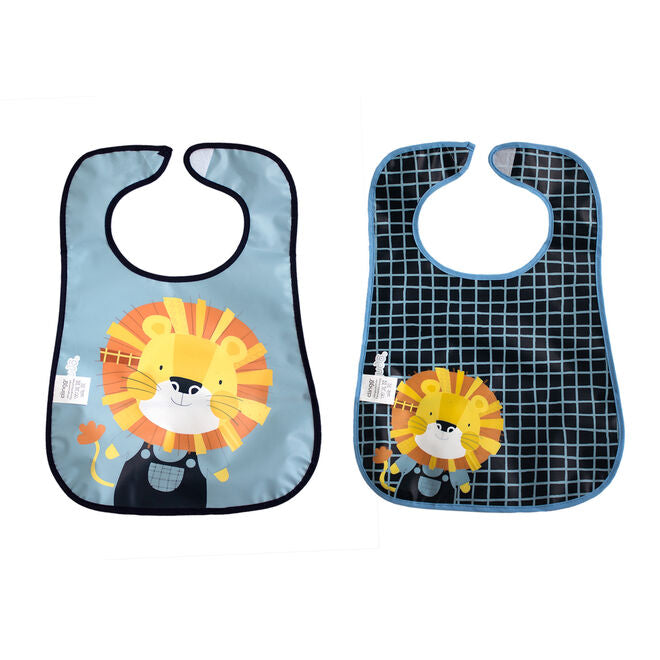 Kit com 2 Babadores com Coletor e Velcro Luke - Clingo