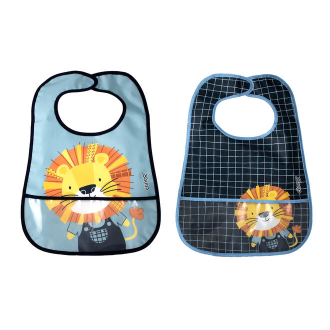 Kit com 2 Babadores com Coletor e Velcro Luke - Clingo