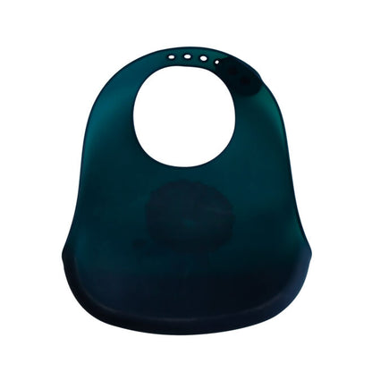 Babador Silicone com Bolso Coletor de Migalhas - Impermeável, Velcro, Luke