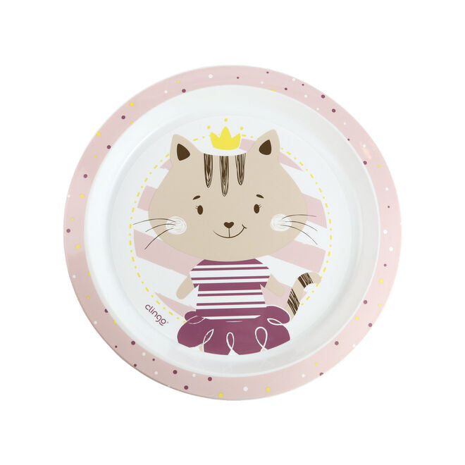 Kit Prato e Tigela Infantil Milky  - Resistente, Seguro para Micro-ondas e Lava-louças