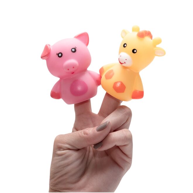 Conjunto de 5 Dedoches para Banho - Clingo