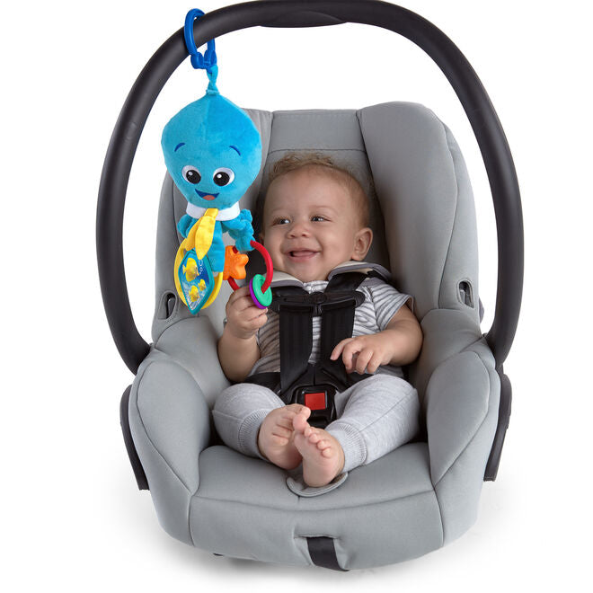 Chocalho de Pendurar Octopus Baby Einstein com Atividades e Mordedor