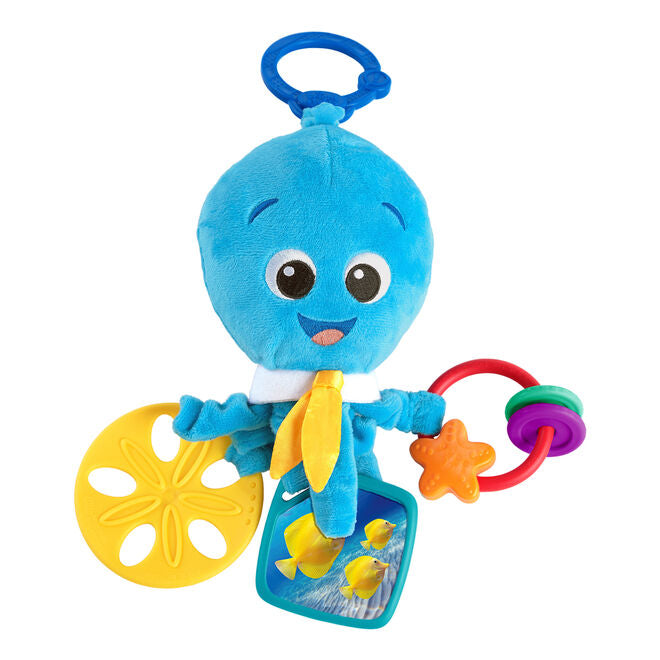 Chocalho de Pendurar Octopus Baby Einstein com Atividades e Mordedor