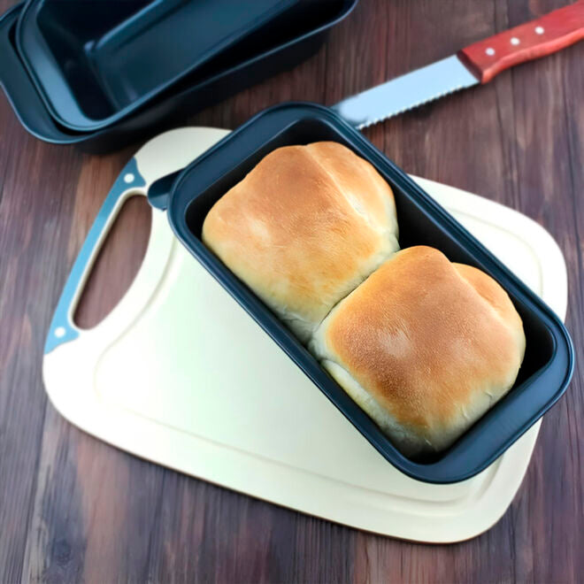Forma de Pão em Aço Antiaderente 25x13cm Forneável