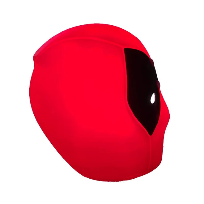 Luminária 3D Deadpool Marvel Bivolt Decoração Geek Vermelha