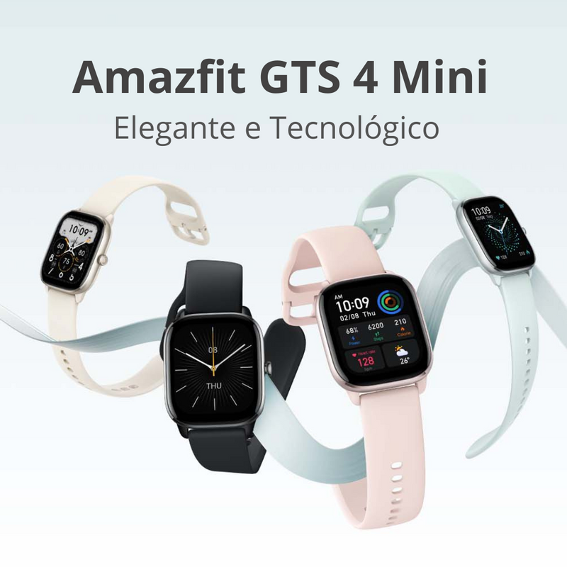 Relógio Smartwatch Amazfit GTS 4 Mini para Android Para iOS