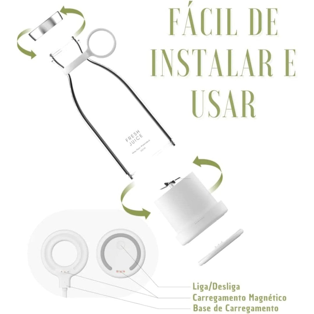 juice cup mini liquidificador fácil de usar