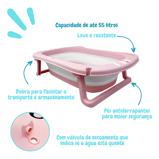 Banheira Portátil Dobrável