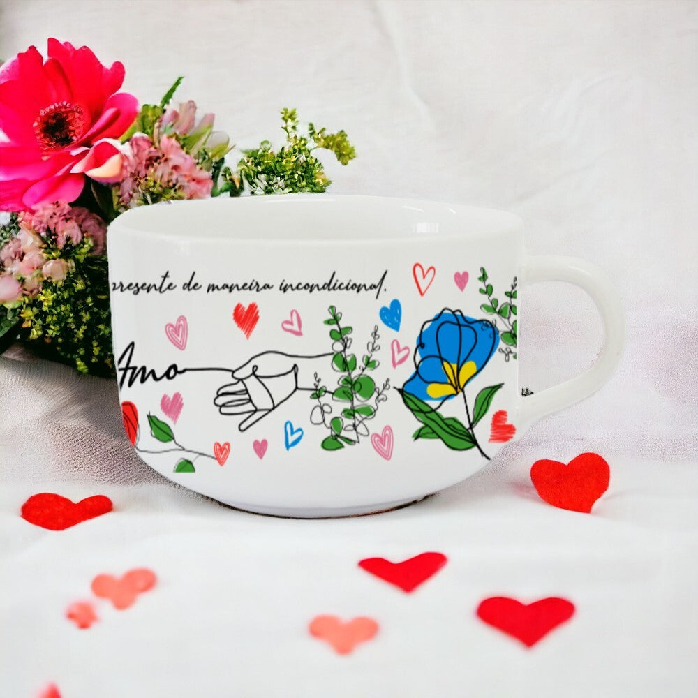 Caneca de Porcelana de 500ml