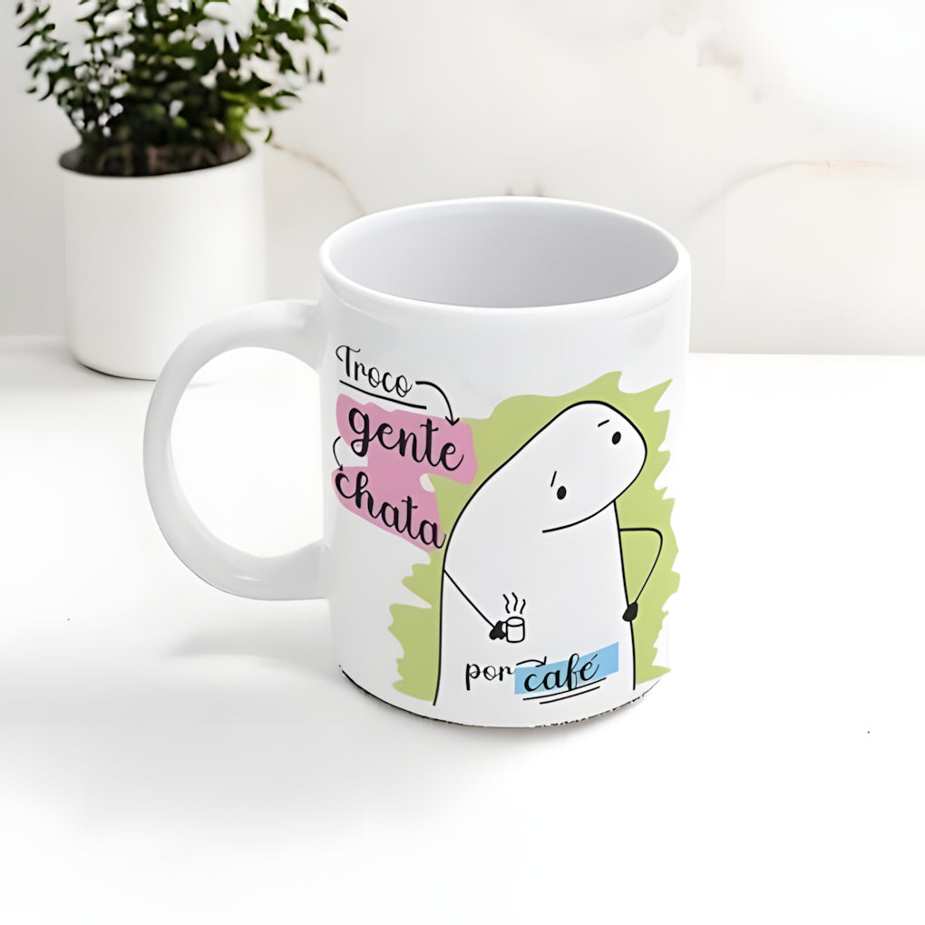 Caneca Flork Gente Chata