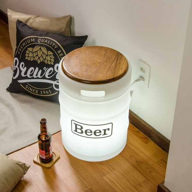 Luminária Barril de Cerveja