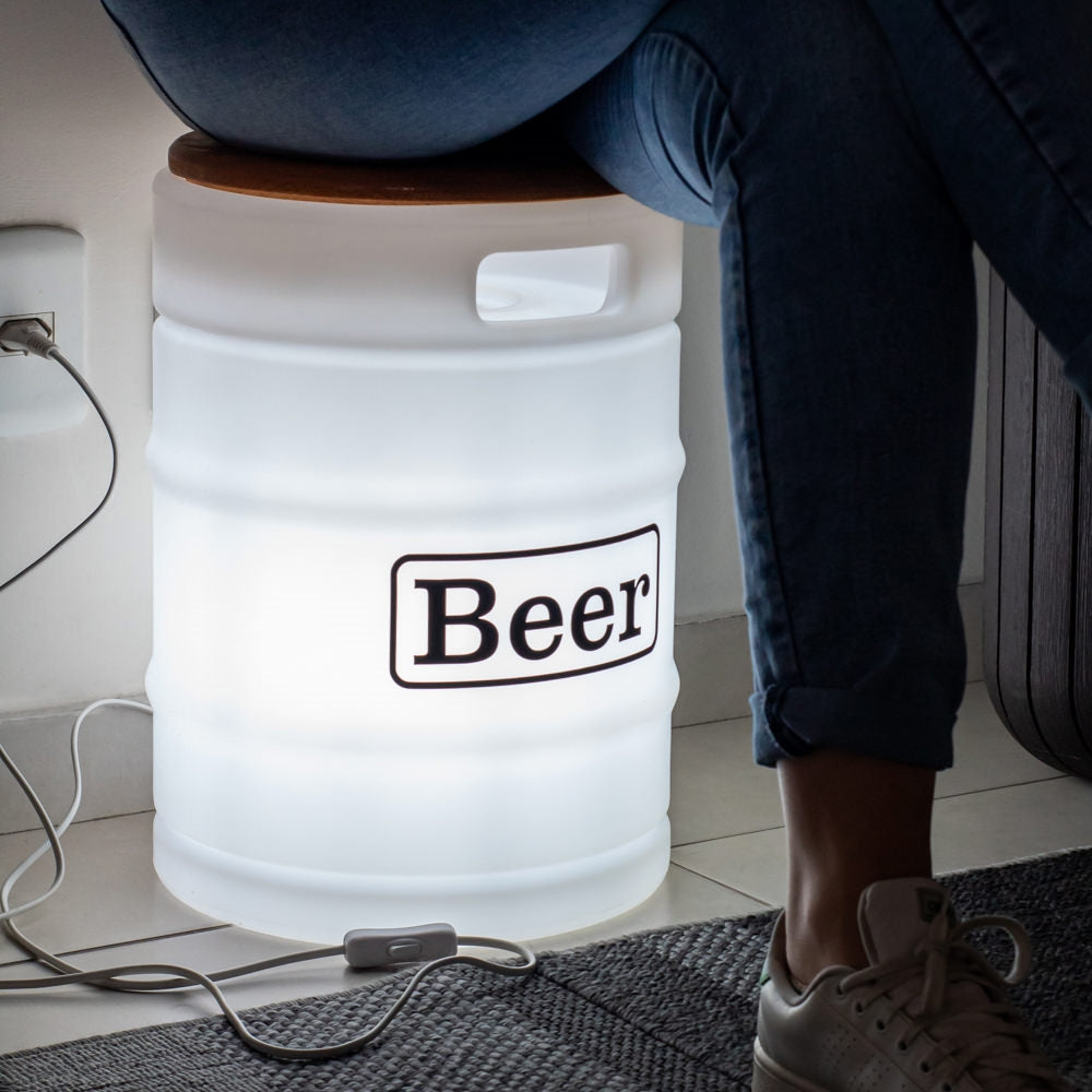 Luminária Barril de Cerveja