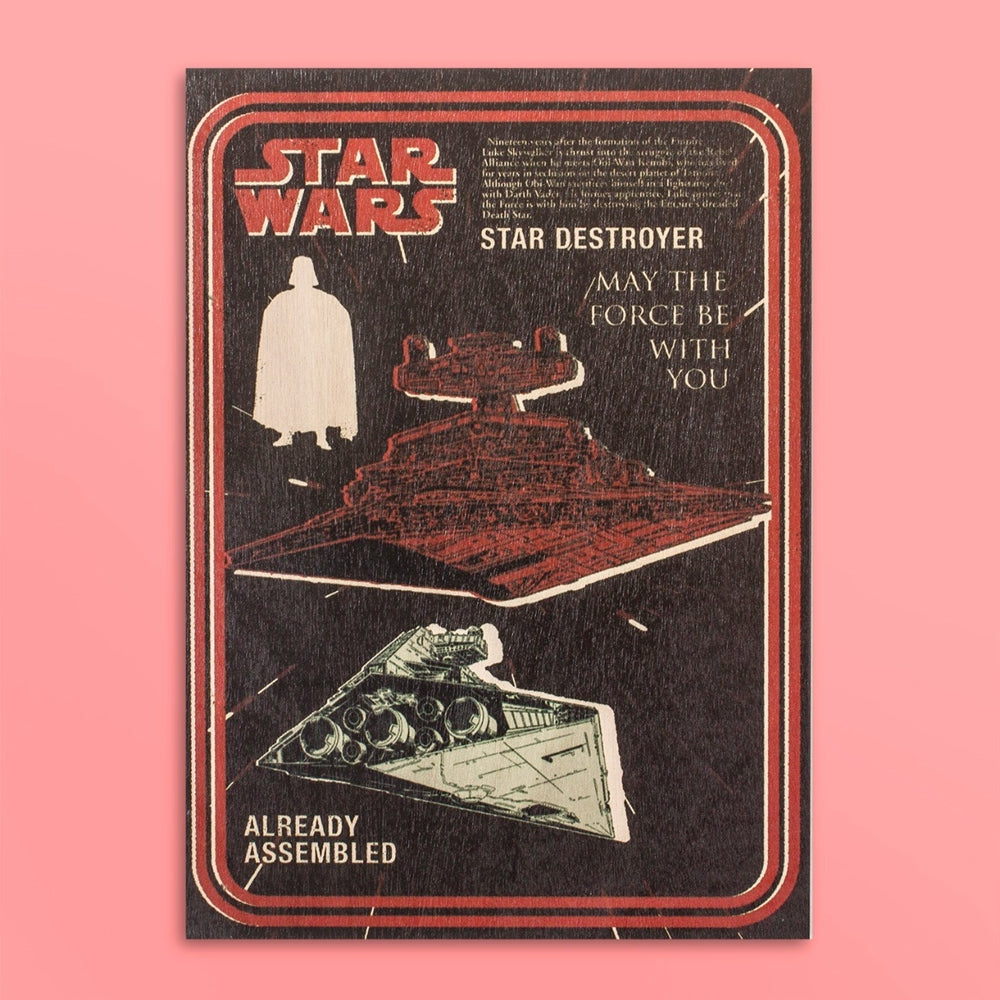 quadro decorativo darth vader star wars