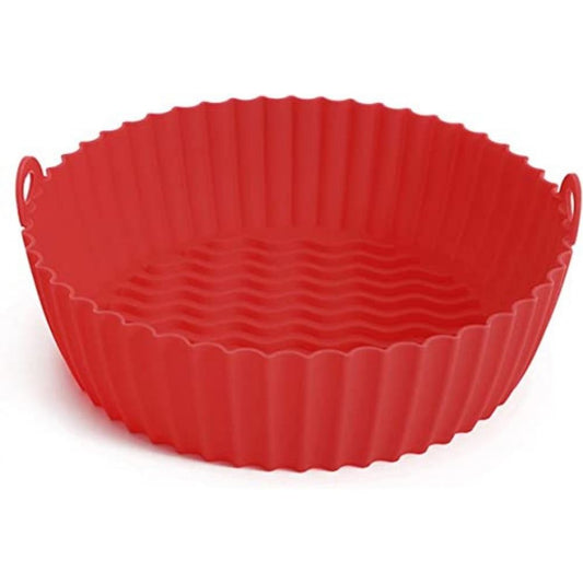 Forma Redonda Reutilizável em Silicone para Airfryer Kitchen Expert