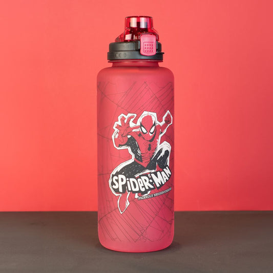 garrafa homem aranha canudo