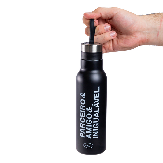 garrafa térmica inox com alça