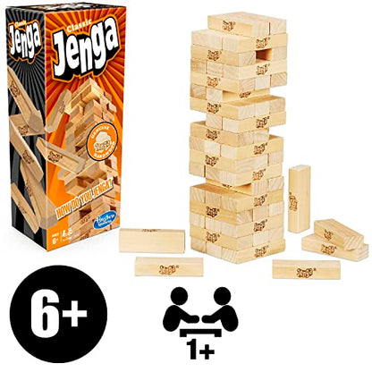 Hasbro Gaming Jenga Jogo Blocos De Madeira