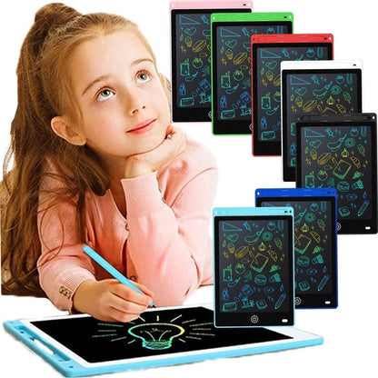 Lousa digital infantil colorida 12 polegadas